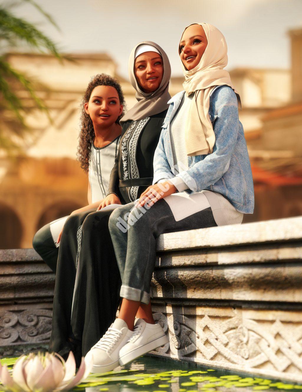 [daz合集] Maryam 9 HD Pro捆绑包-DAZ爱好者