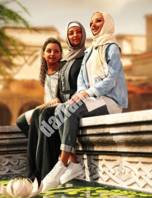 [daz合集] Maryam 9 HD Pro捆绑包-DAZ爱好者