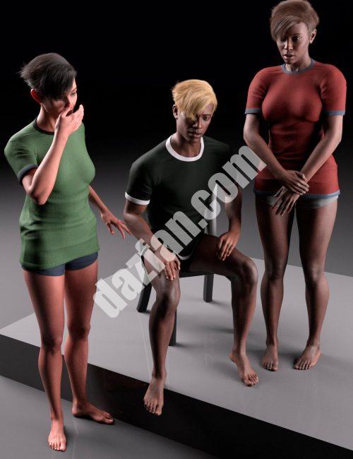 [daz姿势] 创世纪9的防御身体姿势-DAZ爱好者