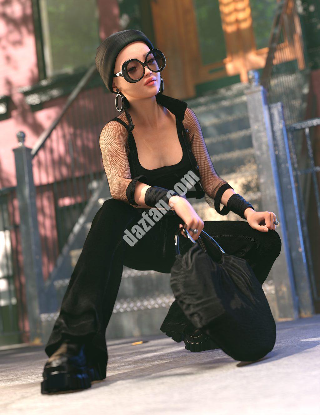 [daz服装] 创世纪9的dForce裁剪上衣-DAZ爱好者