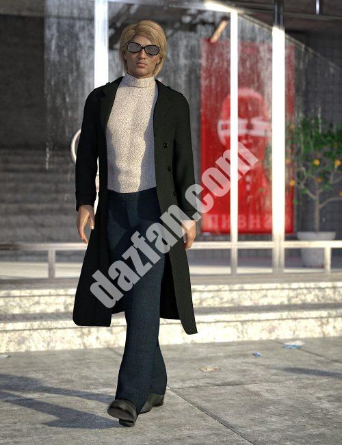 [daz服装] dForce Soho Swag Genesis 8雄性套装-DAZ爱好者