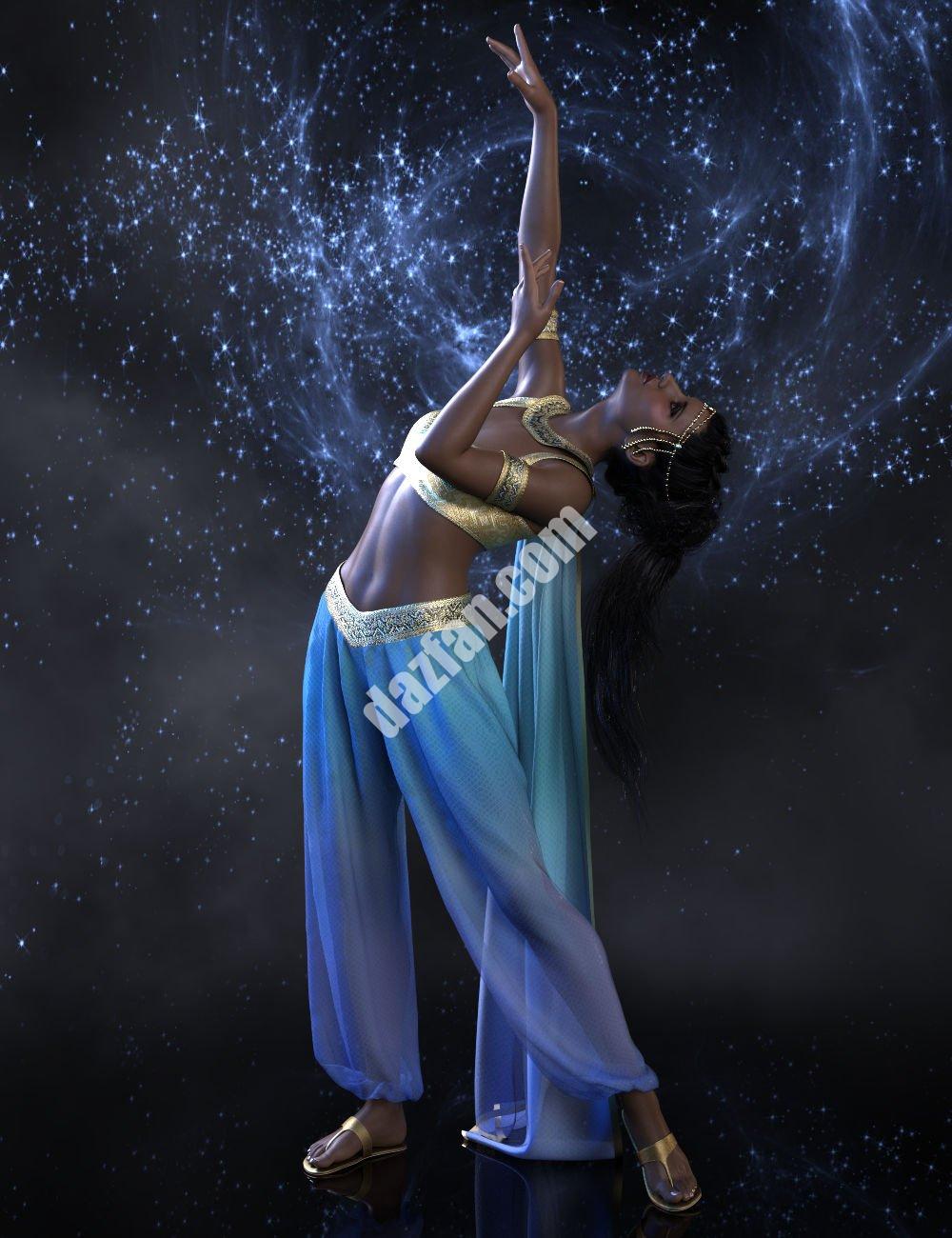 [daz服装] dForce Zahra Genesis 8女性套装-DAZ爱好者