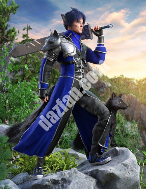 [daz服装] dForce Azurite创世记8和8.1雄性装备-DAZ爱好者