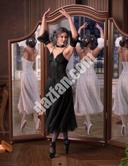 [daz服装] dForce芭蕾舞团创世纪之梦8.1女-DAZ爱好者