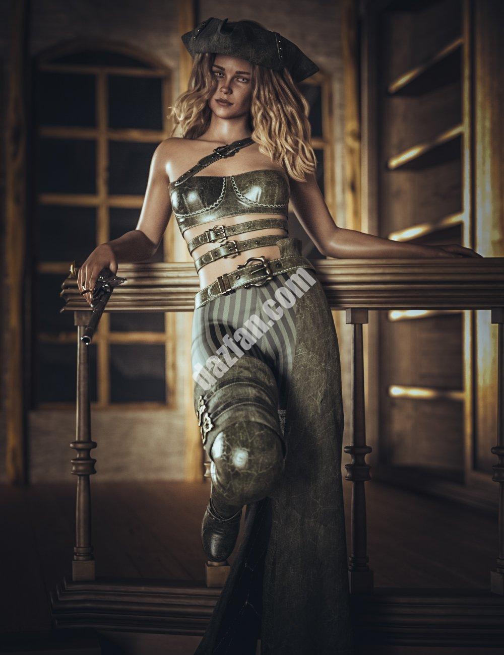 [daz服装] dForce CB Storm Sea Genesis 8女性套装-DAZ爱好者