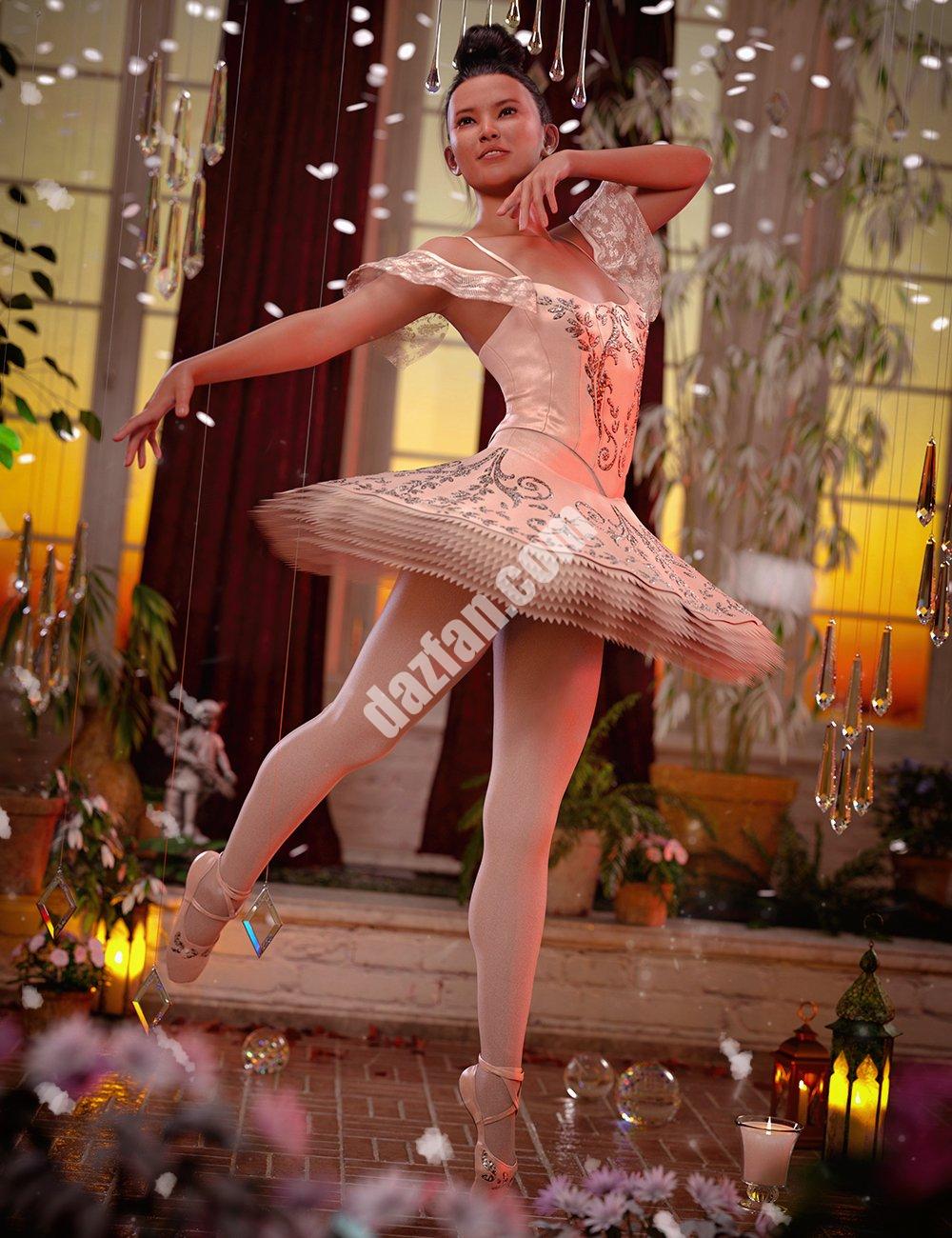 [daz服装] dForce经典芭蕾舞剧《创世纪8》女性版-DAZ爱好者