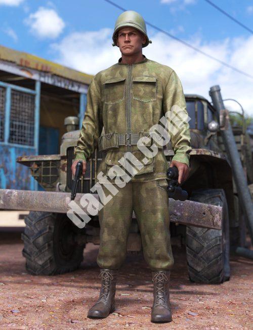 [daz服装] 创世纪9的国防军战备装备-DAZ爱好者