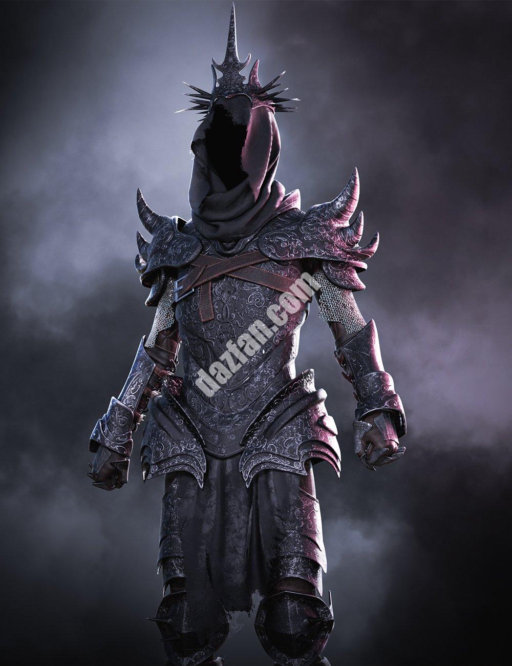 [daz服装] dForce创世纪9的恶魔仆人装备-DAZ爱好者