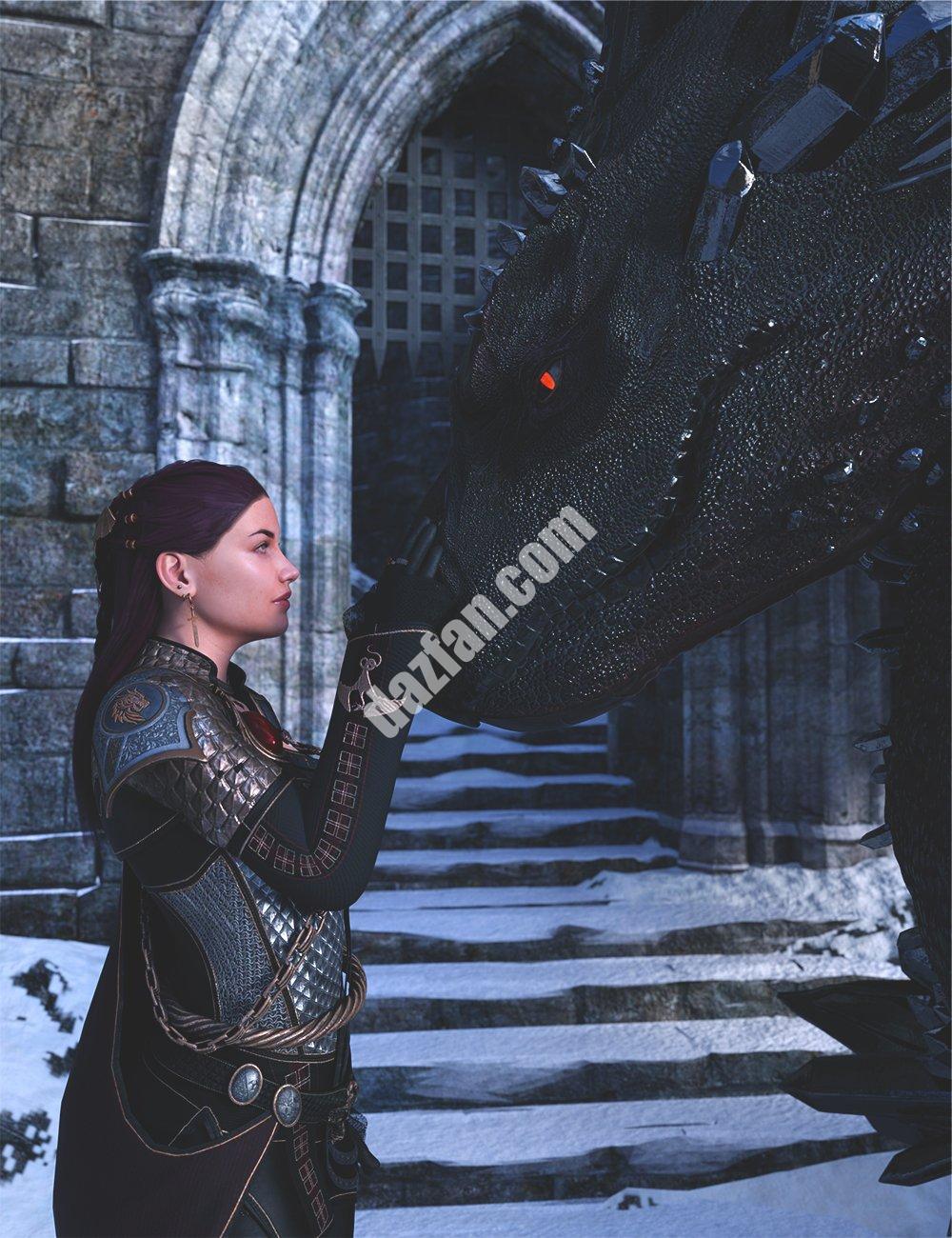 [daz服装] dForce勇者斗恶龙装备的皇家附加组件-DAZ爱好者