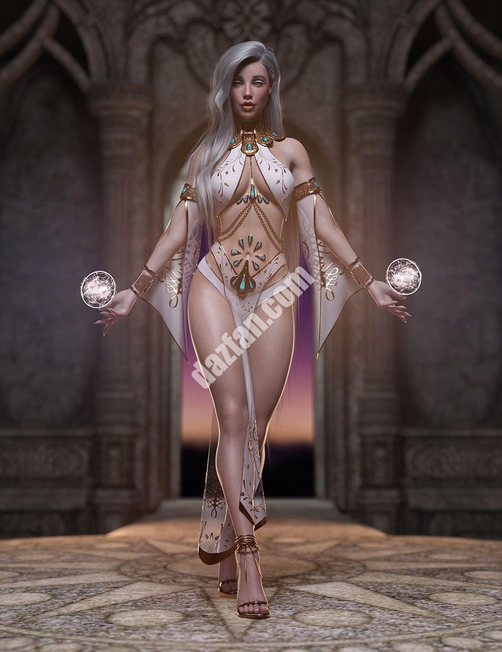 [daz服装] dForce创世纪8.1女版第一光装-DAZ爱好者