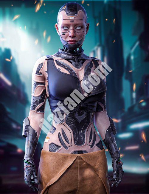 [daz服装] dForce创世纪9的未来主义工人装备-DAZ爱好者