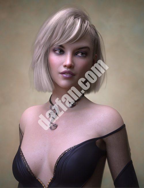 [daz发型] dForce Joy Genesis 8女性头发-DAZ爱好者