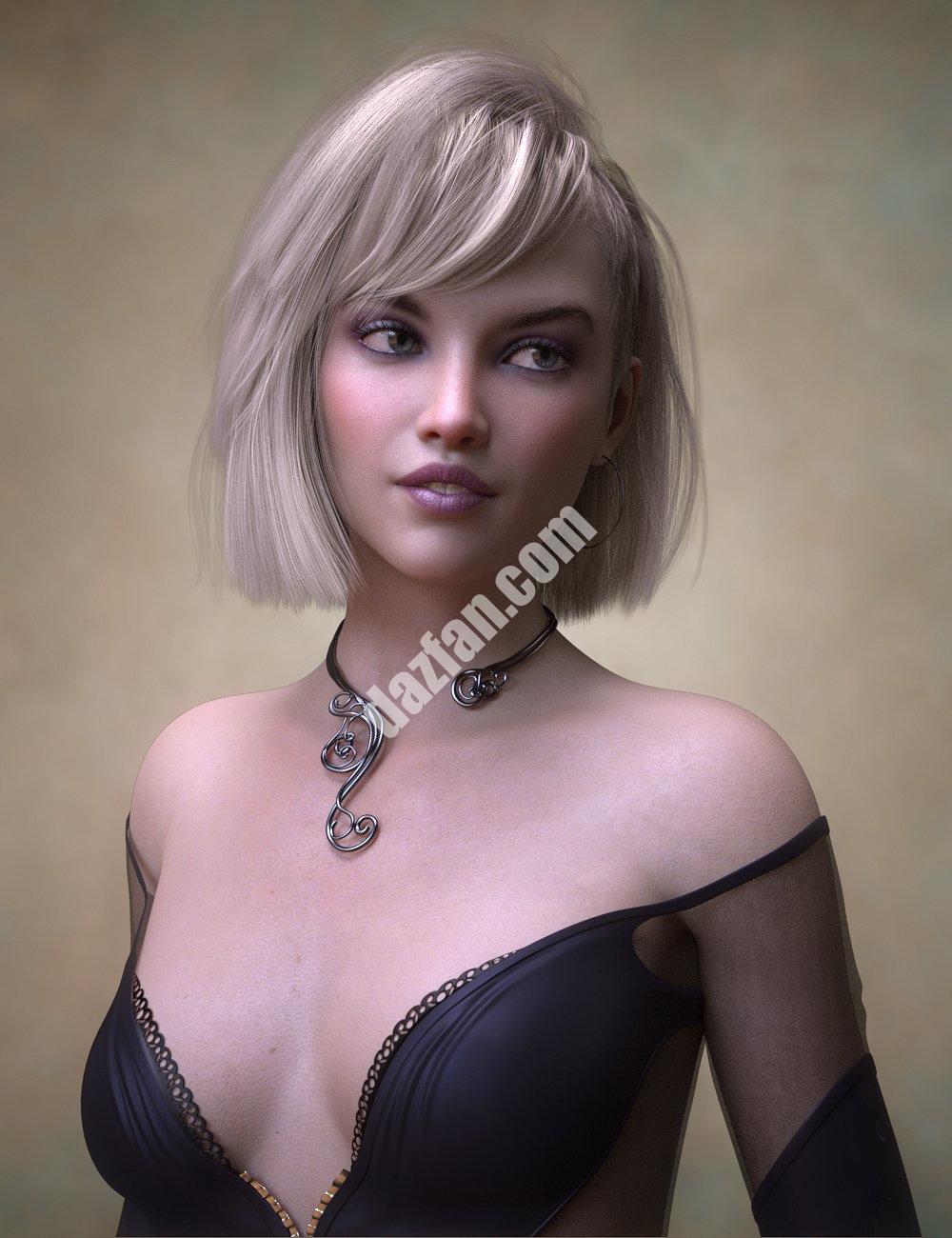 [daz发型] dForce Joy Genesis 8女性头发-DAZ爱好者