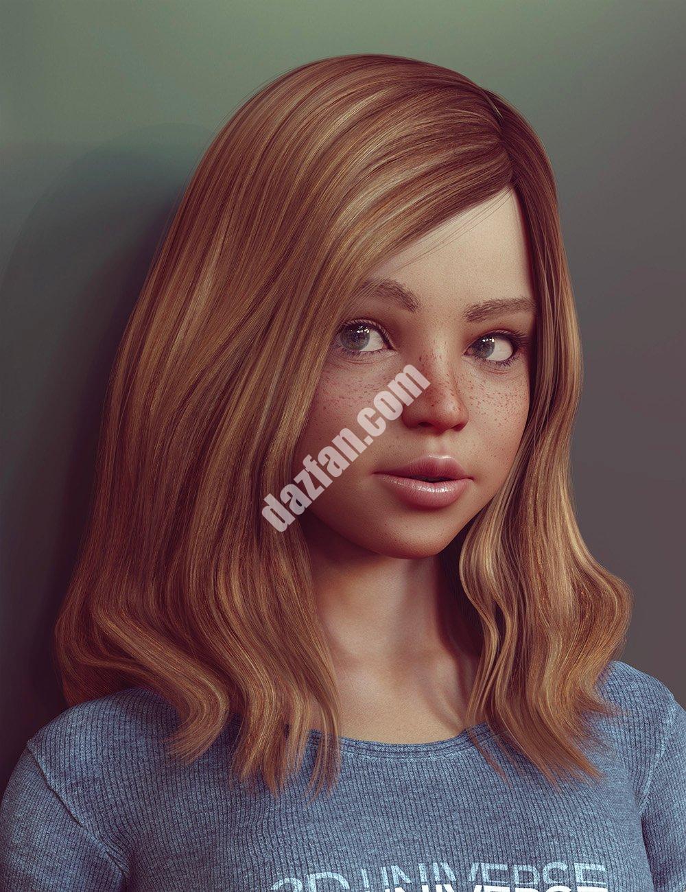 [daz发型] dForce Madison Genesis 8雌性头发-DAZ爱好者