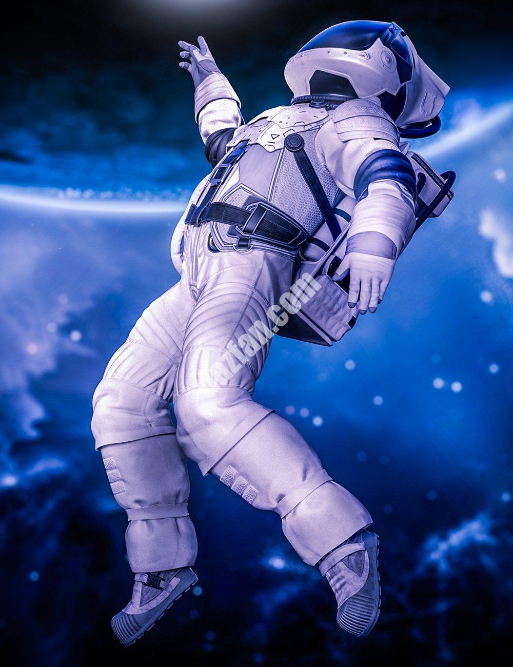 [daz服装] 创世纪9号太空服套装-DAZ爱好者