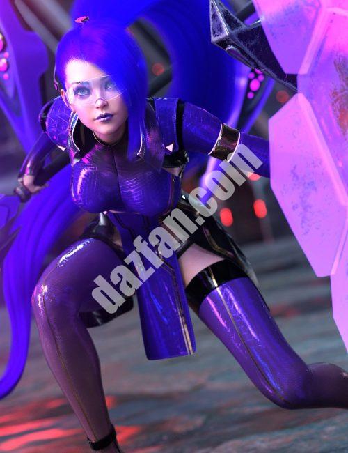 [daz服装] dForce Tenebris Genesis 8.1女性套装-DAZ爱好者