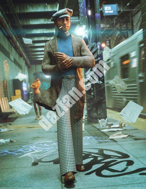 [daz服装] dForce创世纪8和8.1雄性的最大装备-DAZ爱好者