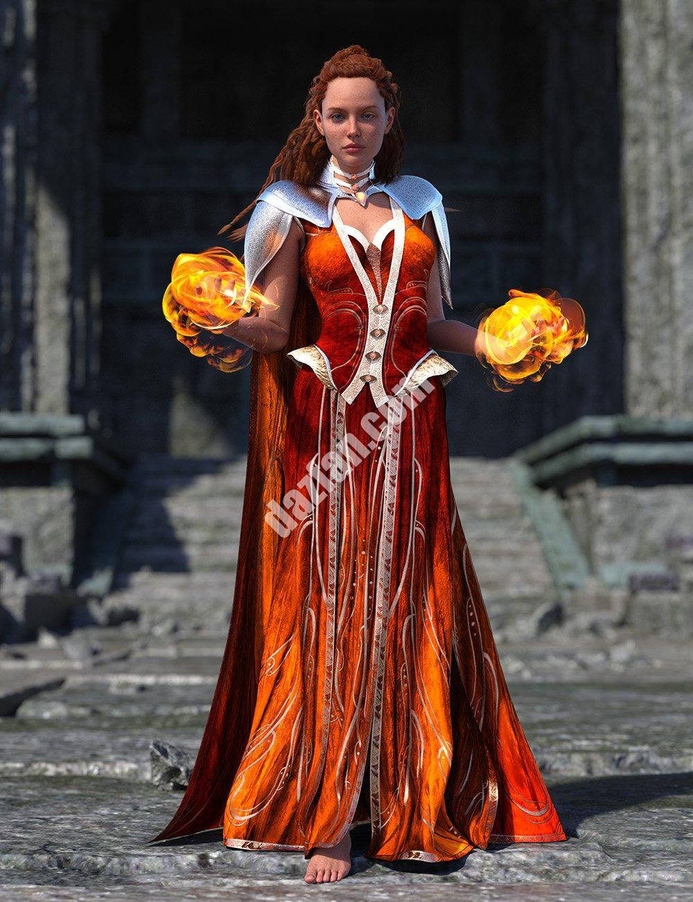 [daz服装] 创世纪9的dForce战争女巫衣橱基础装备-DAZ爱好者