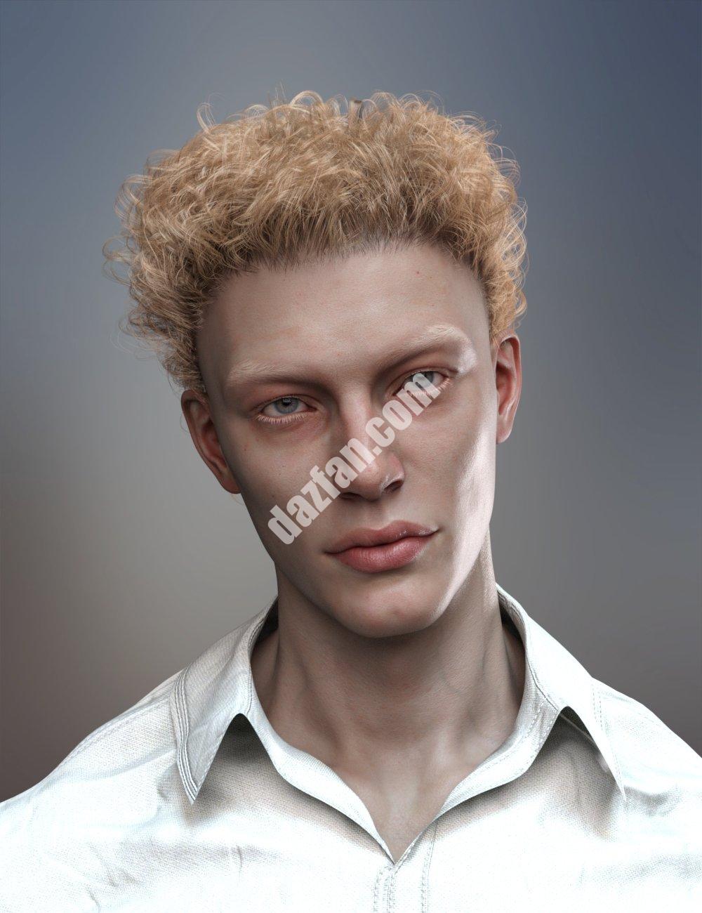 [daz发型] dForce Wayward为创世纪8和8.1卷发-DAZ爱好者