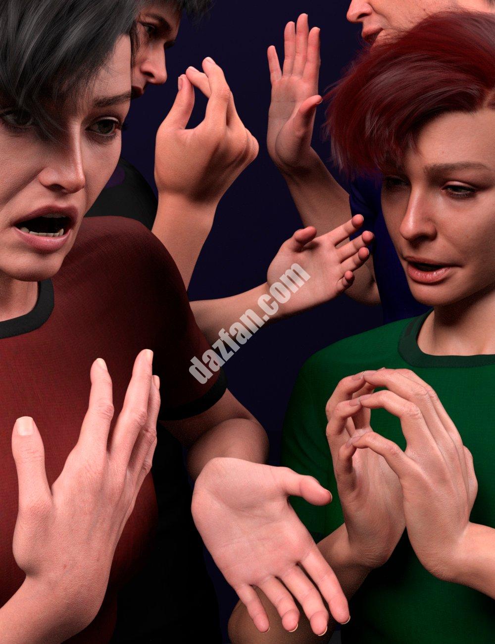 [daz姿势] 对话手势节拍和指示创世纪9-DAZ爱好者