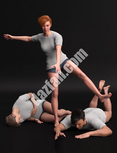 [daz姿势] 创世纪9的坠落III-DAZ爱好者