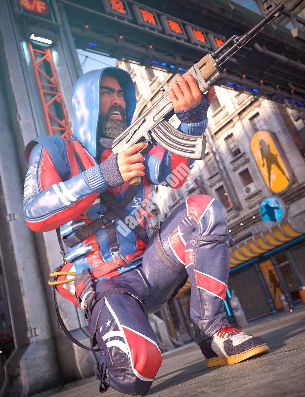 [daz合集] Genesis 8和8.1雄性的反乌托邦HD捆绑包-DAZ爱好者