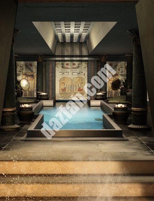 [daz场景] 埃及绿洲-DAZ爱好者