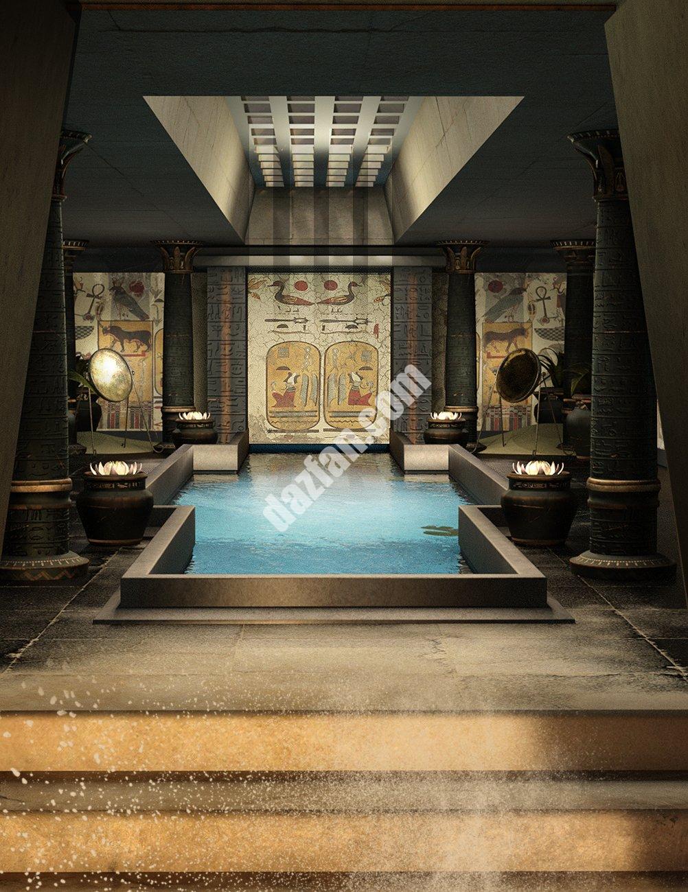 [daz场景] 埃及绿洲-DAZ爱好者