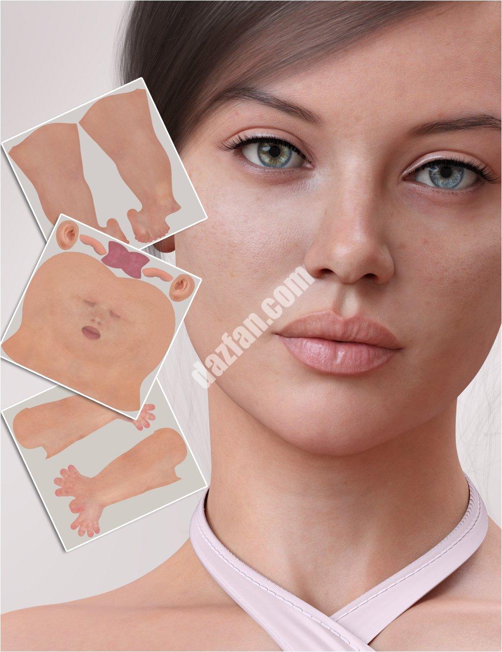 [daz插件] ES3D Skinvent细节Genesis 9的商家资源1-DAZ爱好者