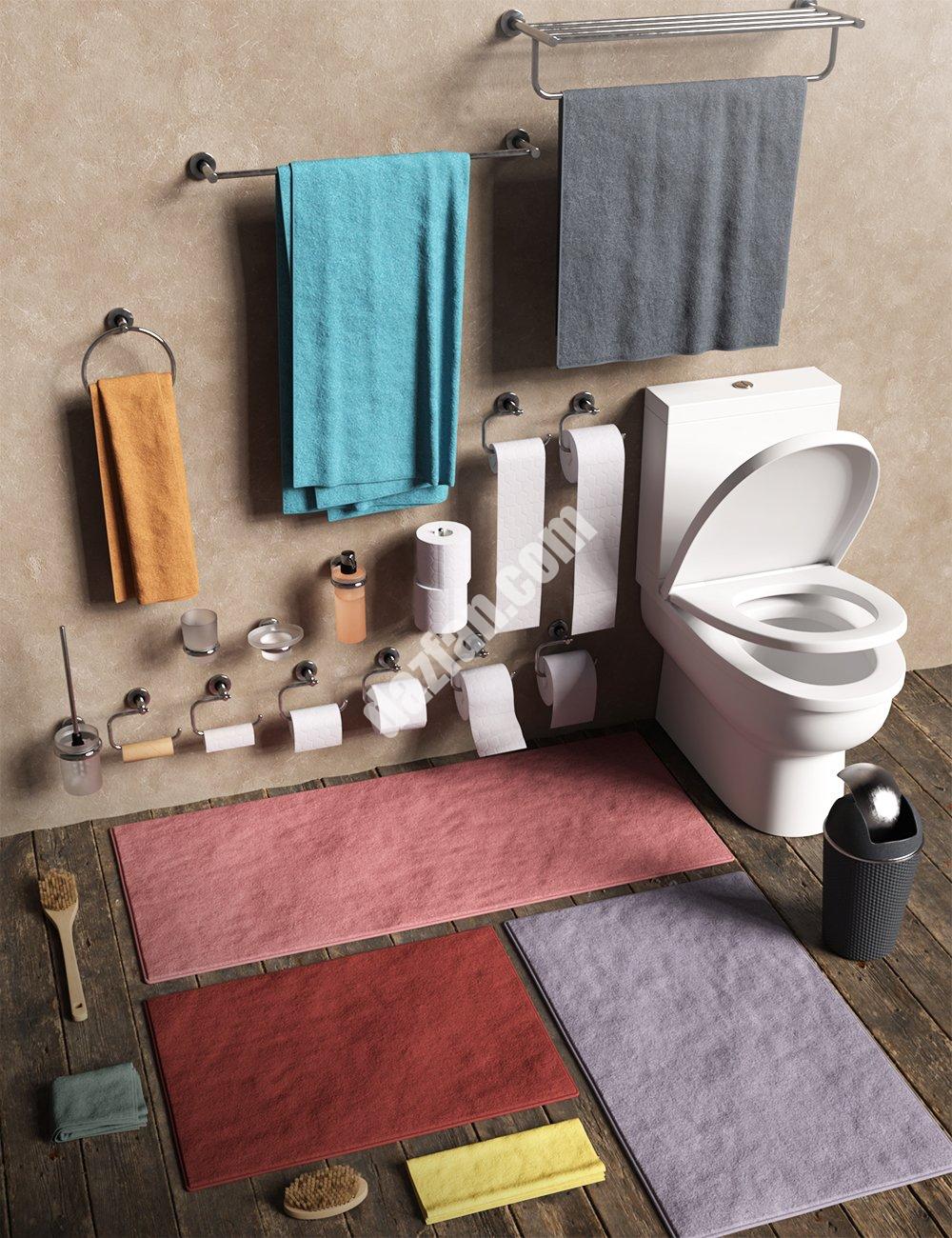 [daz道具] EveryDay浴室道具-DAZ爱好者