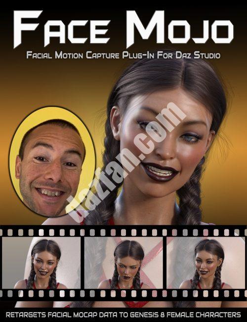 [daz姿势] 面部Mojo-面部MoCap为创世纪8女性重新定位-DAZ爱好者