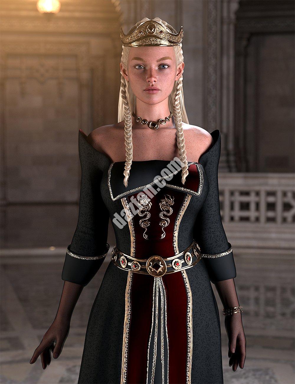 [daz合集] 创世纪8、8.1和9女性的梦幻女王捆绑包-DAZ爱好者