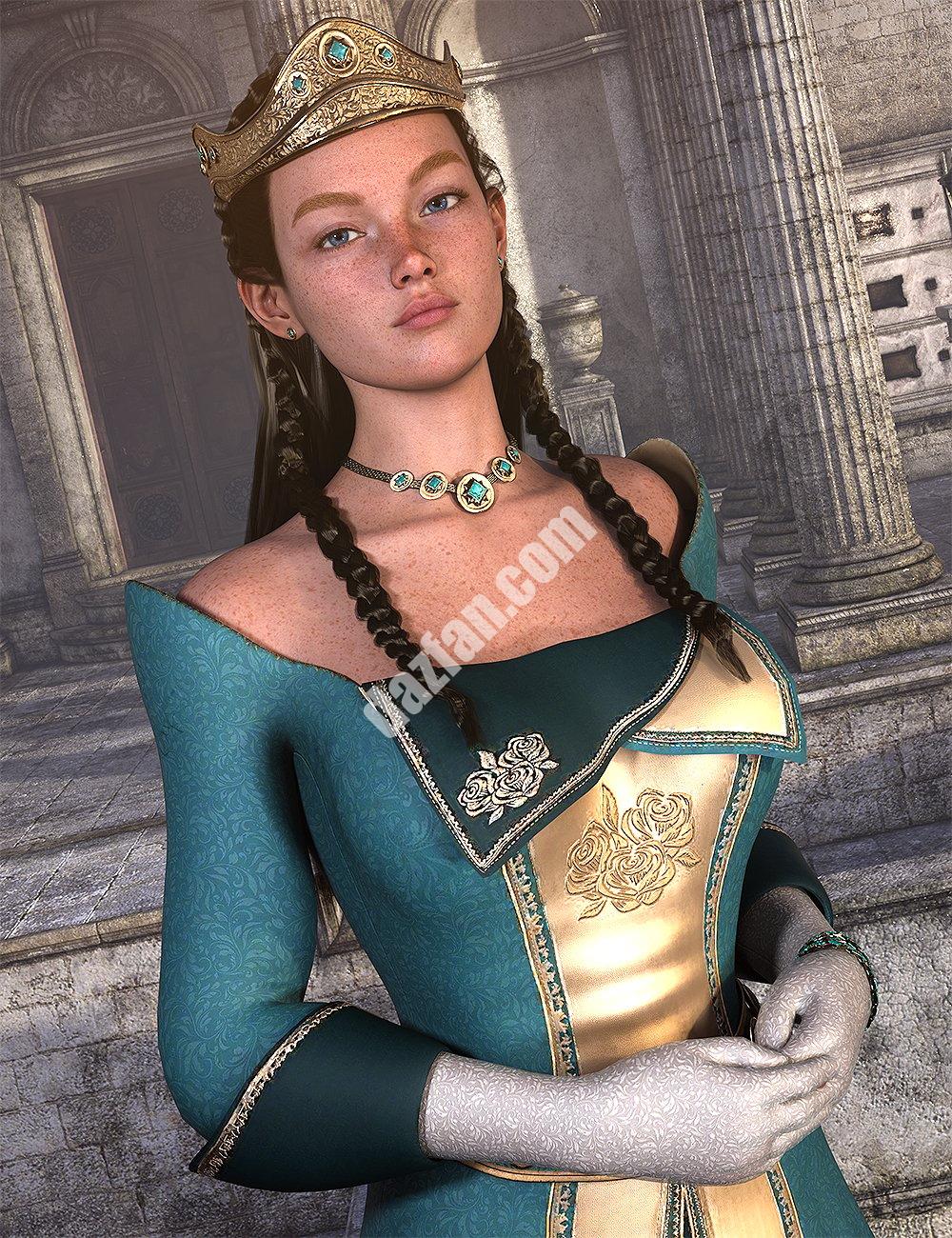 [daz服装] 梦幻女王服装的梦幻女王纹理扩展-DAZ爱好者