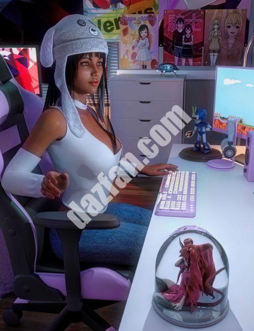 [daz姿势] FG玩家姿势-DAZ爱好者