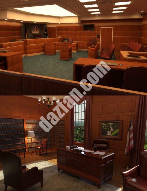 [daz场景] FG法院-DAZ爱好者