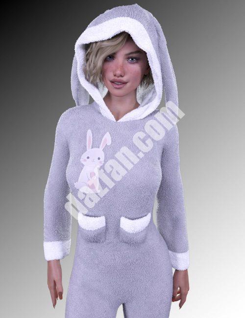 [daz服装] FG dForce Onesie-DAZ爱好者