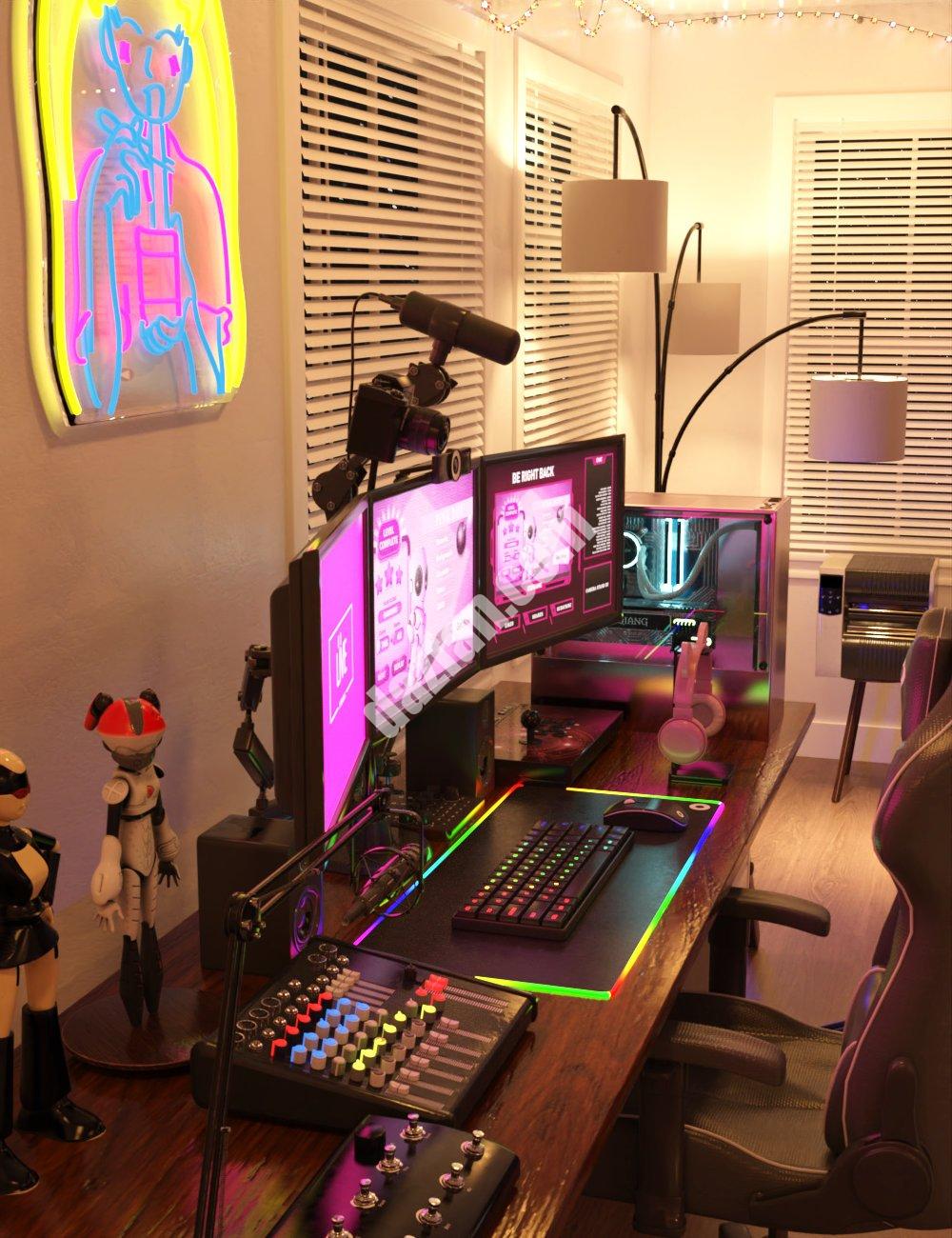 [daz场景] FG直播间-DAZ爱好者