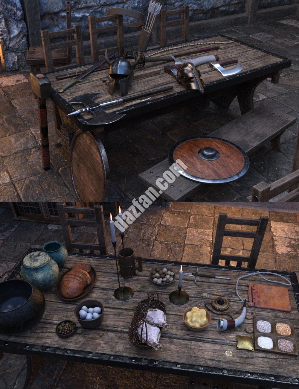 [daz道具] FG维京道具-DAZ爱好者