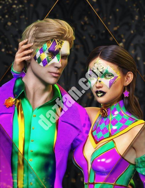 [daz角色] FPE狂欢节地球壳化妆创世纪8和8.1-DAZ爱好者