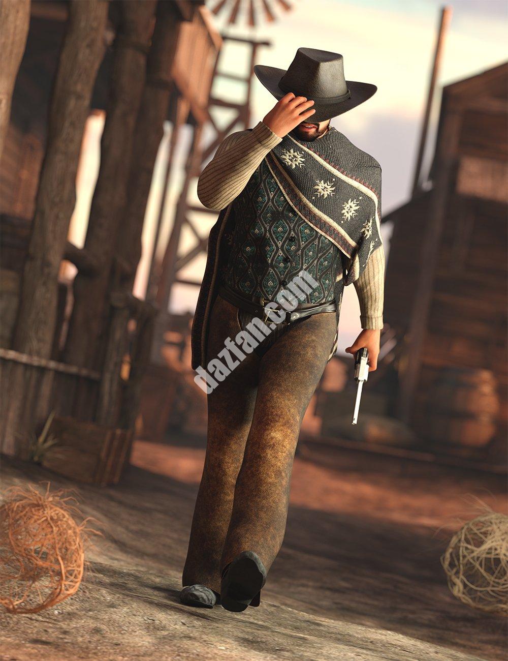 [daz姿势] 创世纪逃亡姿势8.1男性-DAZ爱好者