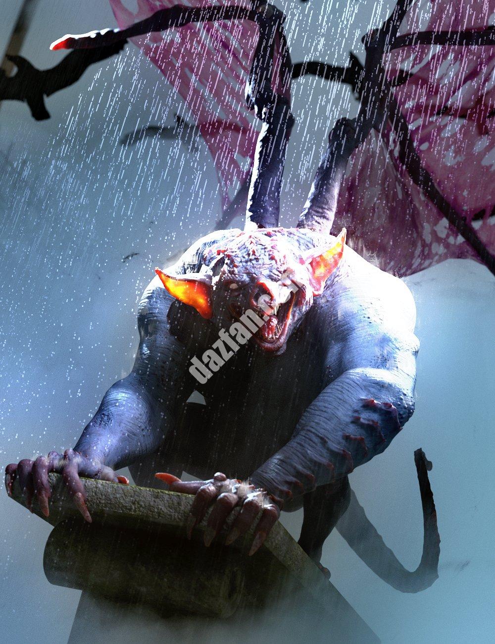 [daz角色] Gargoyle HD创世纪8雄性-DAZ爱好者