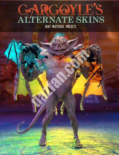 [daz角色] Gargoyle的备用皮肤-DAZ爱好者