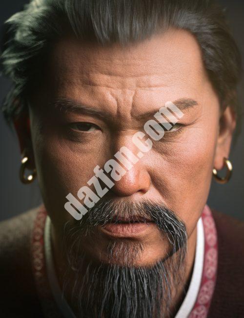 [daz角色] 成吉思汗9高清-DAZ爱好者