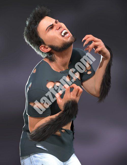 [daz姿势] 创世纪8的万圣节动画-DAZ爱好者