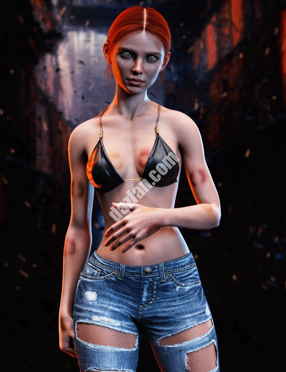 [daz服装] HD Bite Marks BruiseD Genesis 8和8.1女性附加组件-DAZ爱好者