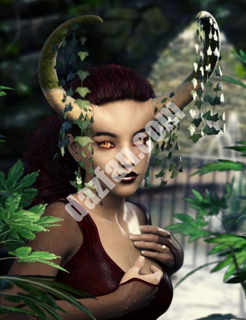 [daz服装] 奥术魔法角的治疗扩展-DAZ爱好者