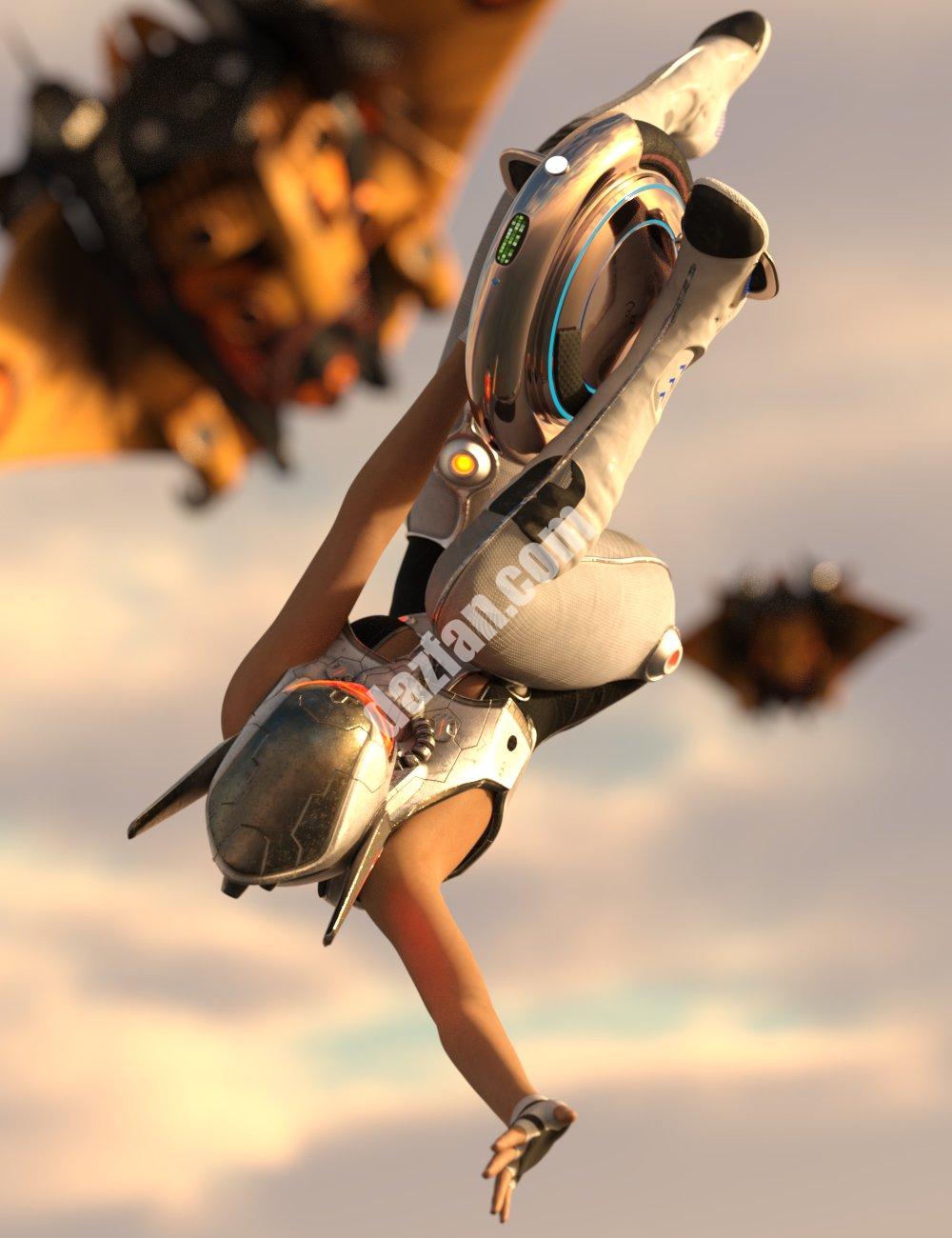 [daz姿势] 转轮的分层姿态-DAZ爱好者