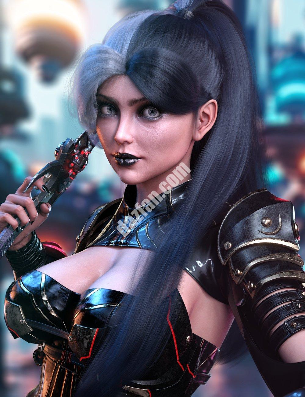 [daz发型] HM Katya头发创世纪9-DAZ爱好者