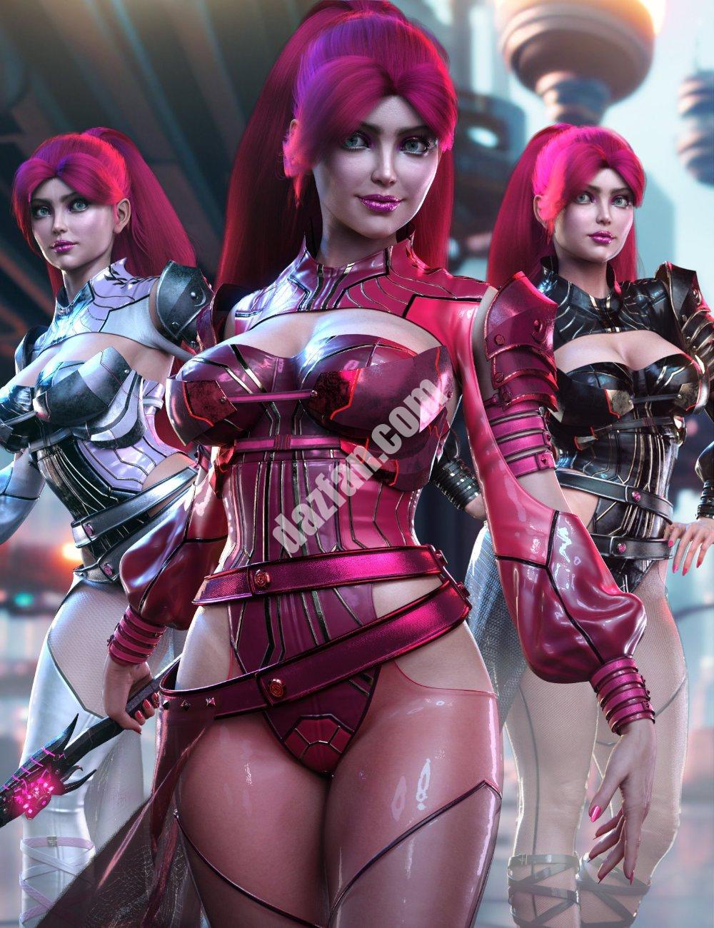 [daz服装] HM Lightstalker服装附加纹理-DAZ爱好者