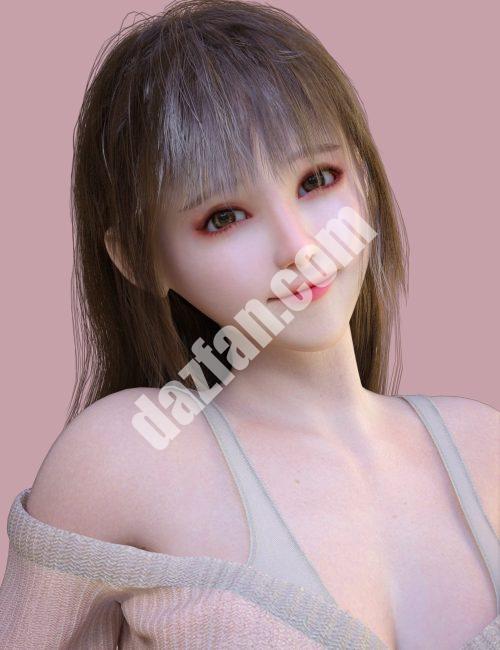 [daz发型] HS dForce Licy Hair for Genesis 9 and 8.1-DAZ爱好者